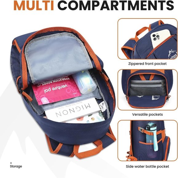 Lightweight Packable Foldable Travel Camping Hiking Outdoor Sports Backpack - Picture 2 of 6